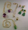 Group of Assorted 14kt and 18kt Gold Jewelry