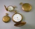 Four Goldfilled or Gilt Hunter Case Pocket Watches