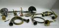 Collection of Twelve Metal Ear Trumpets