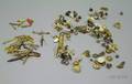Assortment of Estate Jewelry Bar and Lingerie Pins and a Group of Assorted Cuff Links Cuff Buttons and Studs