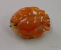Chinese Carved Carnelian Brooch