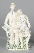 Wedgwood Queens Ware Country Lovers Figure Group