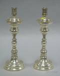 Pair of Sanborns Mexican Sterling Silver Candlesticks