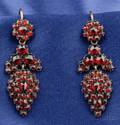 Antique Garnet Earpendants