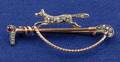 Antique Diamond Hunting Brooch