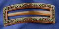 Antique Blonde Tortoiseshell Enamel and Diamond Barrette Faberge