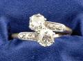 Edwardian Twinstone Diamond Ring