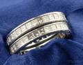 Pair of Platinum and Diamond Bands