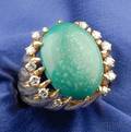 Turquoise and Diamond Ring