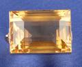 Antique Citrine Brooch