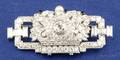 Art Deco Platinum and Diamond Watch Brooch