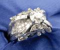 Platinum and Diamond Ring