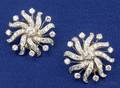 Platinum and Diamond Earrings