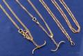 Three 14kt Gold Watch Chains