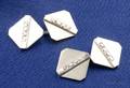 Art Deco Platinum and Diamond Cuff Links