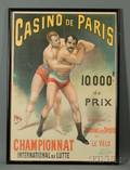 Jean de Paleologue called PAL French 18601942 Casino de Paris  Championnat de Lutte