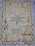 Needlework Sampler Dorcas Colcott Her WorkRamseyFeby 22 1796