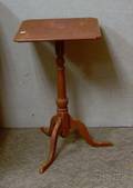 Redpainted Federalstyle Candlestand