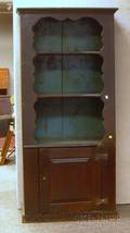 Country Slantback Open Cupboard