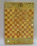 Polychrome Painted Wooden Game Board