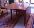 Federal Dropleaf Mahogany Table with Spiralcarved Legs