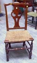 Country Chippendale Cherry Side Chair with Spanish Feet