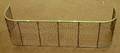Brass and Wire Dshaped Fireplace Fender
