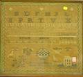 Framed 1836 Sarah S Boyd Needlework Sampler