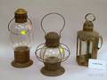 Three Early 19th Century Tin and Glass Lanterns
