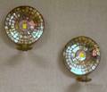 Pair of Mirrored Tin Wall Candle Sconces
