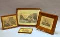 Four Framed Decorative Lithograph Prints