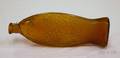 Amber Molded Glass Doctor Fischs Bitters Bottle