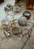 Group of Iron and Metal Hearth and Domestic Items