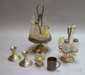 Group of Sterling Silver Plated and Pewter Table Items