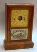 Seth Thomas Rosewood and Eglomise Shelf Clock