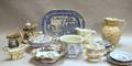 Assortment of Approximately Fifty Pieces of British Transfer Decorated Tableware