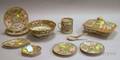 Twelve Pieces of Chinese Export Porcelain Rose Medallion Tableware and Other Items