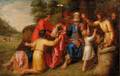 Manner of Pieter Pietersz Lastman Dutch 15831633 Josephs Brothers Returning to Jacob with Gifts