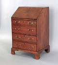 George III diminutive mahogany slant front desk ca 1770