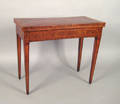 English parquetry card table early 19th c