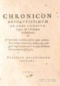 Protestantism Early Carion Johannes 1499153738 and Melanchthon Philipp 149