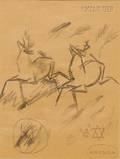 Karl Knaths American 18911971 Prancing Deer