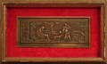 Bronze plaque after Picault 5 34 x 13 34