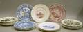 Nineteen Assorted Wedgwood Transfer Decorated College Plates