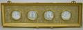 Framed Set of Four Continental Classical PatesurPate Medallions