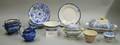 Approximately Twentythree Pieces of Mostly English Blue and White Transfer Decorate Tableware