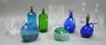 Ten Assorted Art Glass Table Items