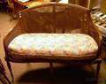 Paine Furniture Regencystyle Caned Maple Settee