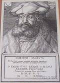 Framed Mechanical Reproduction of Albrecht Drers Frederick the Wise Elector of Saxony