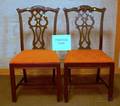 Set of Six Georgianstyle Carved Mahogany Dining Chairs